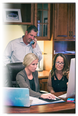 Natalie Miller, Mike Dodge and Jen Dodge